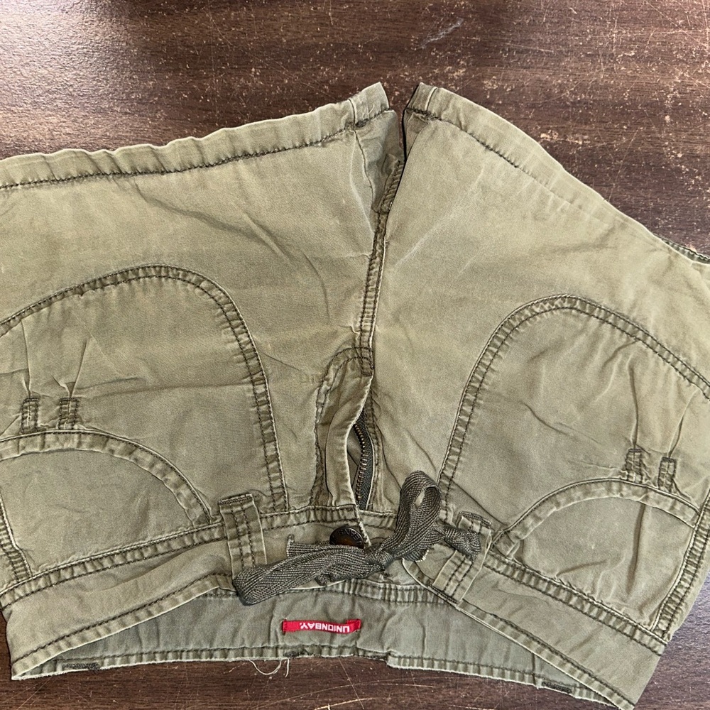 Multiples Womens (Junior) Mixed Color Shorts Pack - Coral, Navy, Olive, Charcoal - Picture 5 of 13